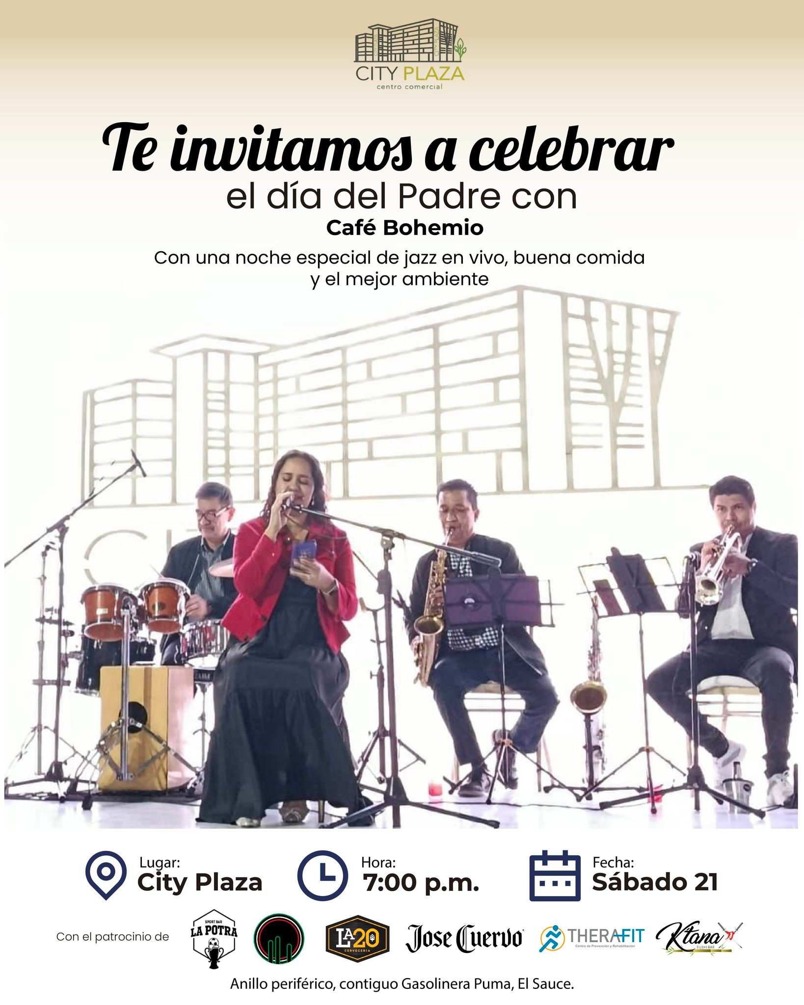 CITY PLAZA - Noche de Jazz Día del Padre